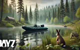 A Rabbit watching a boat on chernarus :)