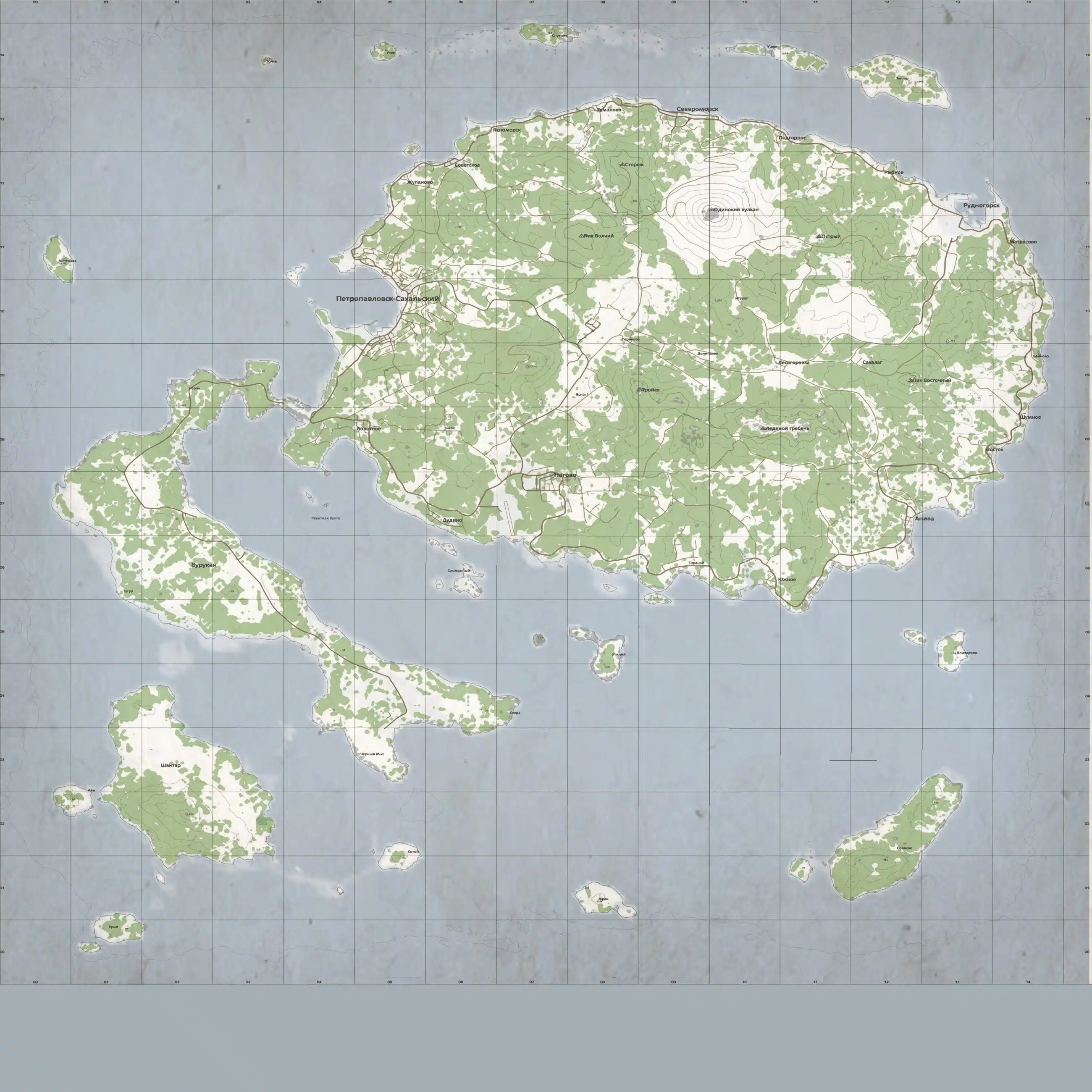 DayZ Frostline : Sakhal map